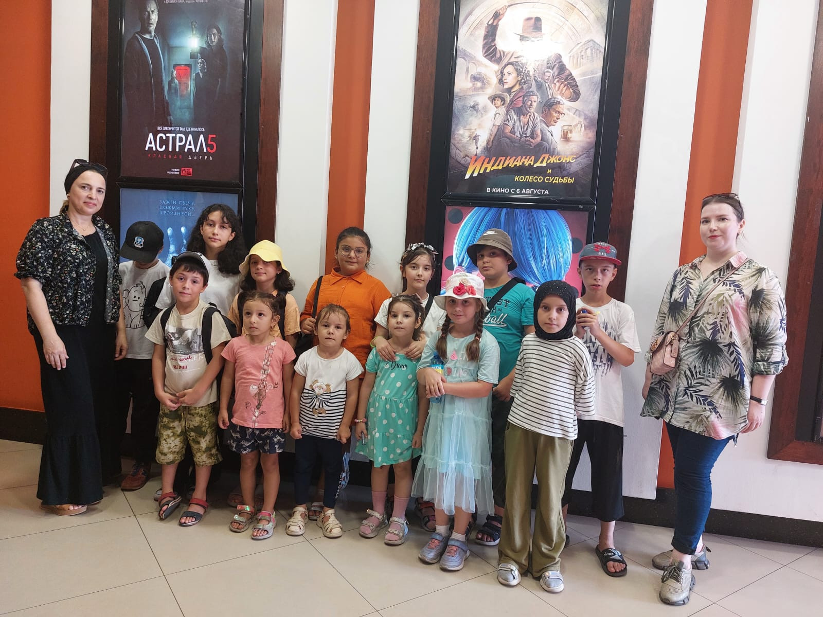 Посетили  кинотеатр "Москва"